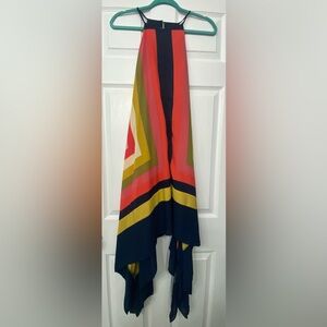 EUC New York & Co‎ XS/S Colorful Geometric Women's halter dress